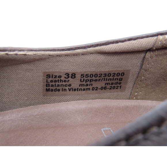 Dansko Women's 7.5 Franny Loafer Chocolate Burnished Calf Brown Size 38 Clogs - Picture 8 of 14